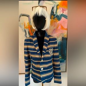 Ralph Lauren Blazer NWT. Color Blue /Beige. Tags included.
